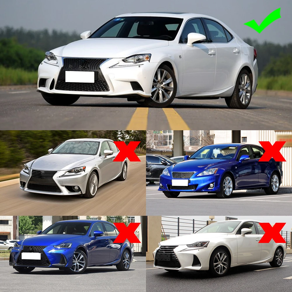 Передний бампер спойлер разветвители для LEXUS IS F Sport седан 4-дверь 2013- углеродного волокна/FRP
