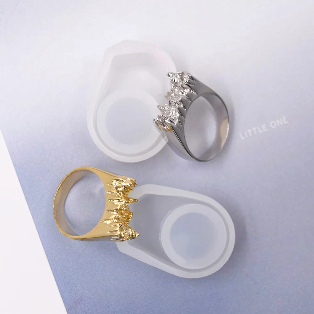 Silicone Mold for jewelry Cliff style ring mold Resin Silicone