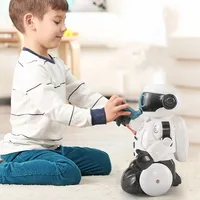 Smart Sweeping RC Programming Robot Singing And Dancing Gesture Sensing Follow Mode Early Education Remote Control Robot Toy 2