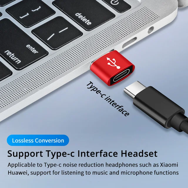 Adapter USB typu C USB 3.0 typ A męski na USB 3.1 typ C żeński konwerter USB C ładowanie adaptera transferu danych dla iPhone 12 Pro 6