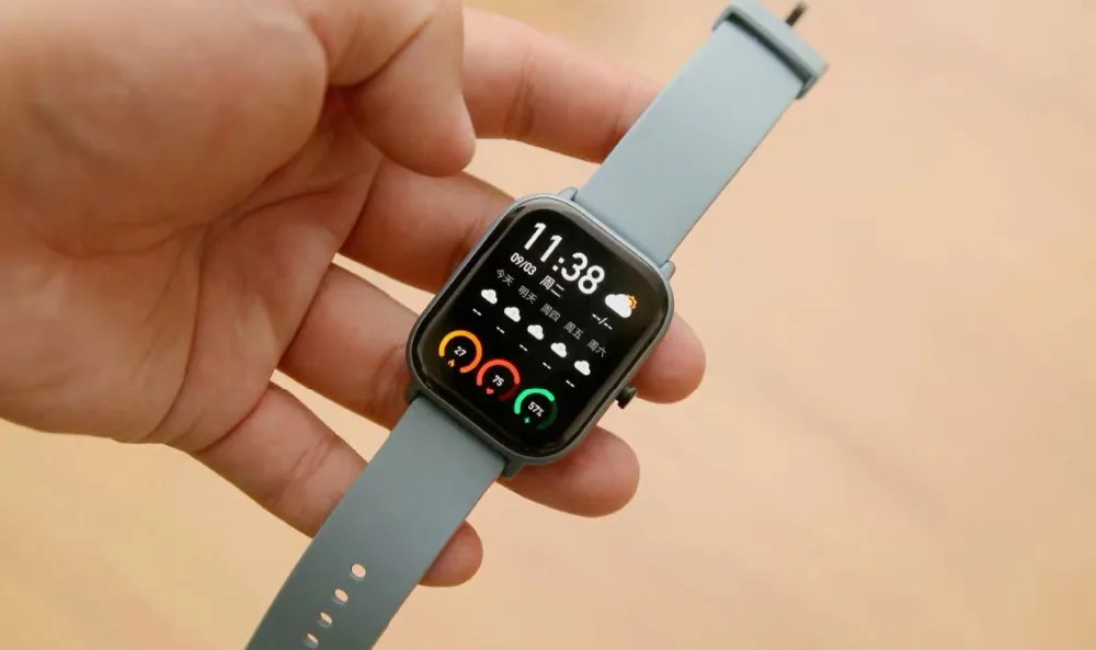 Presale Global Version Amazfit GTS Smart Watch 1.65 Inch Retina Display 5ATM Waterproof Smartwatch 14Days Battery GPS Music Control Leather Silicon Strap3