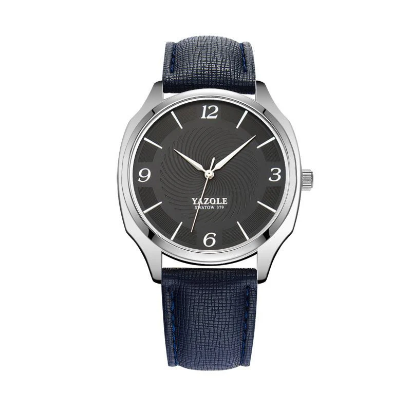 

YAZOLE Men Watch 2020 Fashion Leather Band Analog Military Quartz Clock Sport WristWatch Male Accesories Relogio Masculino