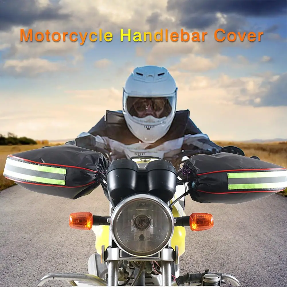 Мотоциклетные Перчатки для рук, зимние плотные теплые мотоциклетные перчатки, водонепроницаемые ветрозащитные