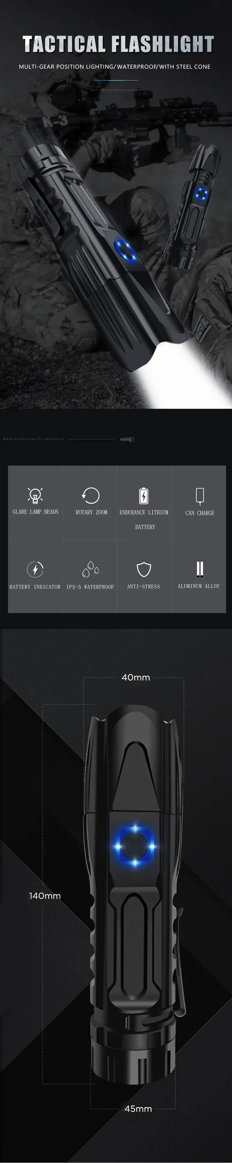 XANES W69 XHP90/70/50 Масштабируемые 5 режимов USB фонарик 26650 Батарея лампы тактический светодиодный кемпинговый 18650 ламповой фонарь Фонари