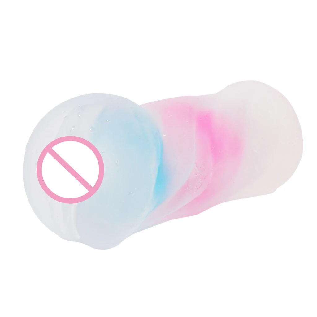4D Waterproof Manual Massage Simulation Vagina Aircraft Cup Delay Lasting Exerciser Trainer Masturbator with Built-in Lock Ring