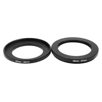 

9pcs Lens Step Up Filter Ring Adapter Set 37 49 52 55 58 62 67 72 77 82mm Aluminum Alloy JHP-Best
