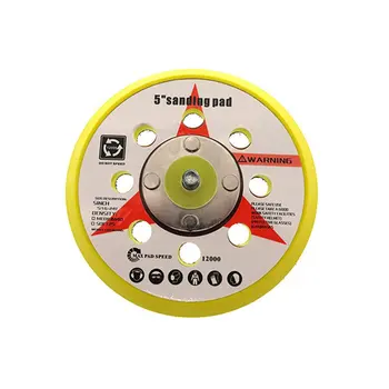 

5 Inch 8-Hole Backup Sanding Pad Sander Backing Pad Hook and Loop for Electric Grinder Power Tools Accessories Drop Shipping