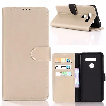 

30pcs/lot For LG G8S THINQ Elegant Vintage Leather Case with Card Slots & Stand For LG K50S G8X THINQ