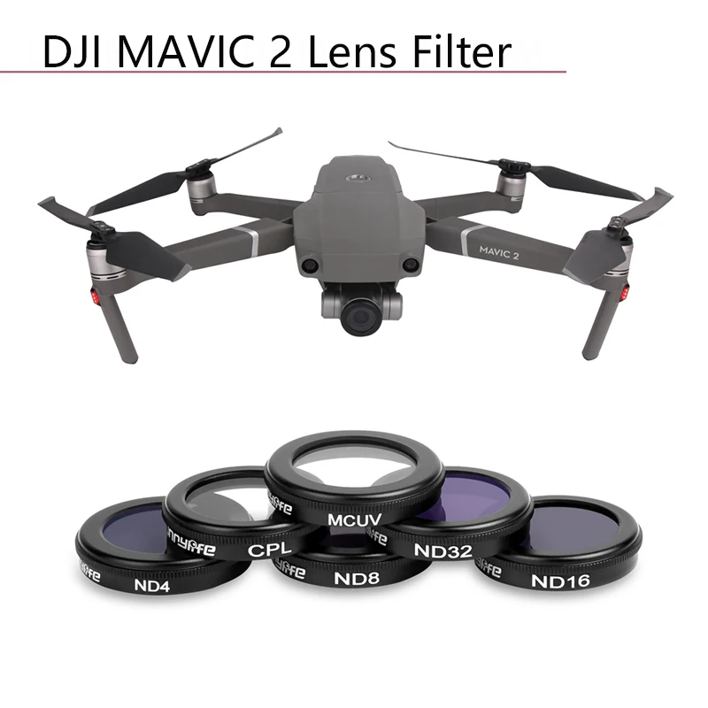 Комплект фильтров для объектива MCUV CPL ND4 ND8 ND16 ND32 DJI MAVIC 2 ZOOM Filter Drone Gimbal Camera