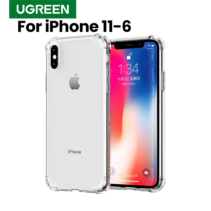 Ugreen Case For iPhone 7 8 Plus Case Shock-proof Back Cover For iPhone X Xs Max Phone Case HD Clear Protective For iPhone 7 Case