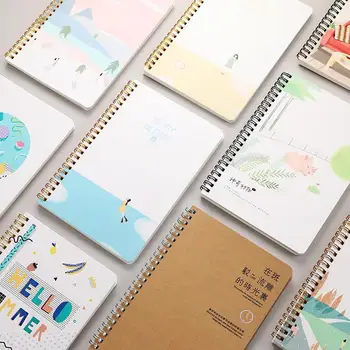 

Notebook Stationery Delicacy Coil Notebook Work College Student Assessment Notebook Literature and Art Thick Simple