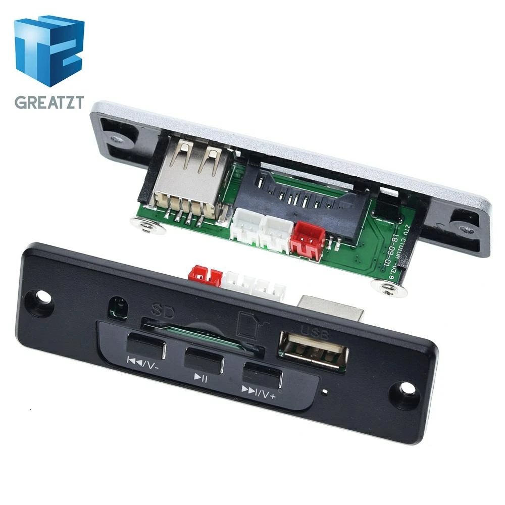 GREATZT 3,7 в 5 в мощность MP3 WAV Плата декодера с форматом 3 Вт + 3 Вт усилитель SD/MMC U диск MP3 модуль декодирования аудио с пультом дистанционного управления|Интегральные схемы| | АлиЭкспресс