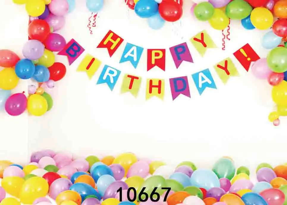 

SHUOZHIKE Vinyl Custom Photography Backdrops Prop Baby Happy Birthday Theme Photo Studio Background SR-01