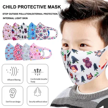 

Kids Antidust Flu Face Mouth Mask Cotton Mask Cartoon Multicolor Face mask Infant Face Mask