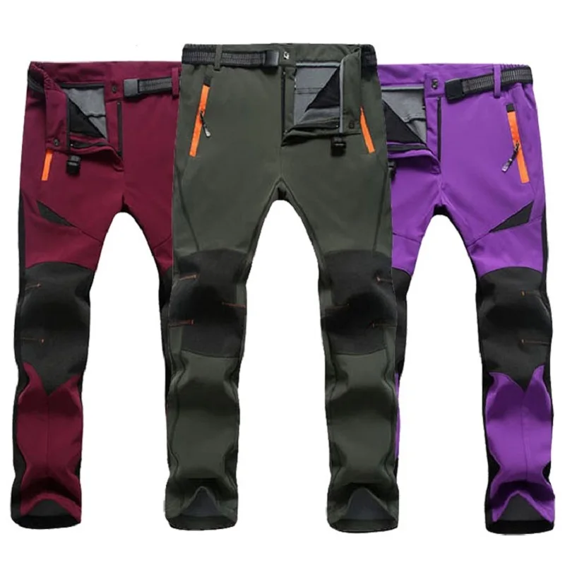 Мужские брюки; красивые зимние водонепроницаемые теплые флисовые брюки; быстросохнущие брюки из мягкой оболочки; ветронепроницаемые теплые брюки-карго для походов