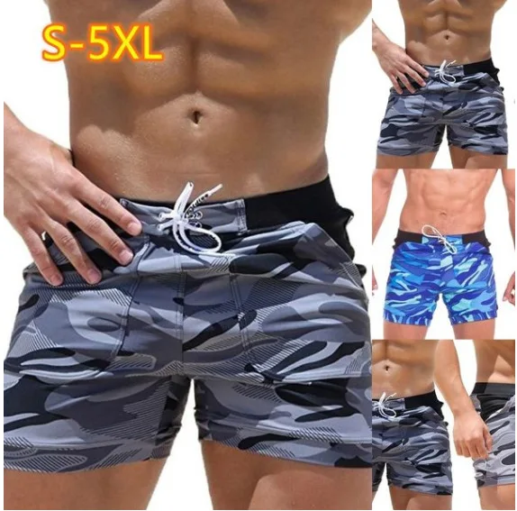 

2020 New Men's Sports Shorts Men's Beach Surf Shorts Fitness Outdoor Sports Shorts Summer