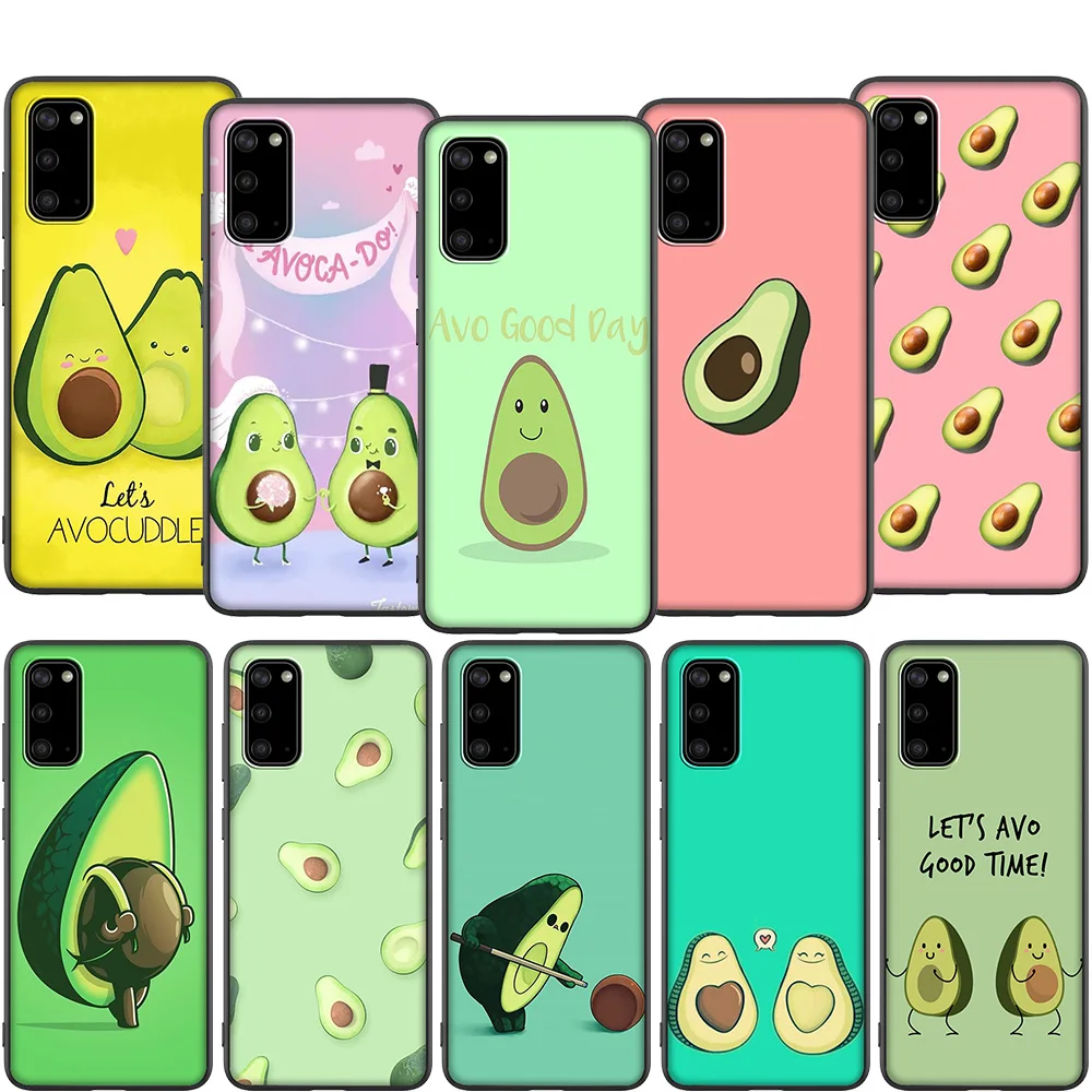 Lavaza Cute Avocado Food Soft Case for Samsung Note A3 A5 A6 A7 A8 A9 A10s A20s A30s A40s A50s 10 A70 8 9 J6 Plus | Мобильные