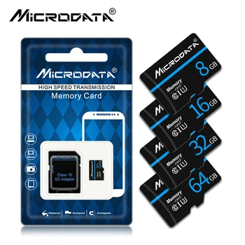 

Newest Micro SD Card Class 10 Memory Card 64GB/128GB carte sd memoria flash card 8GB/16GB/32GB TF/micro SD cards Free adapter