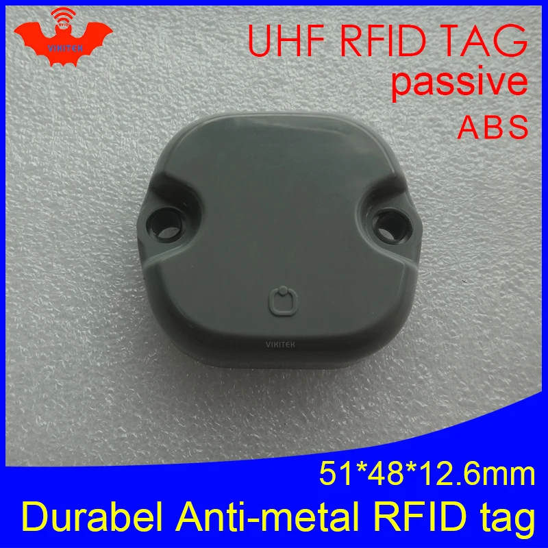 Uhf Rfid Tag Anti-Metallo 915Mhz 868Mhz Impinj Monza4Qt Epcc1G2 6C 51*48*12.5 Millimetri Pallet Durevole Abs Smart Card Rfid Passivo Tag