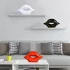 Nordic Creative Ceramic Red Lip Disposition Flower Vase Desktop Dry Container Artificial Vase Christmas gift Home Romantic 4