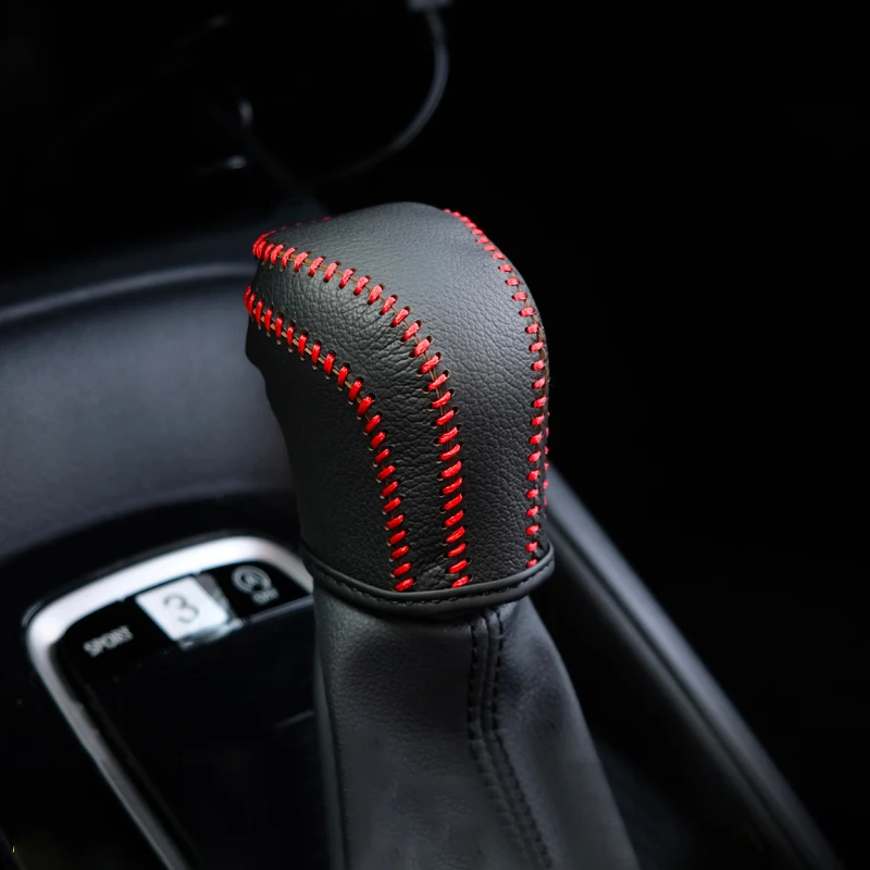 Kit Soufflet Levier De Vitesses & Frein à Main En Cuir Véritable Pour BMW Série 3 E36 - Noir