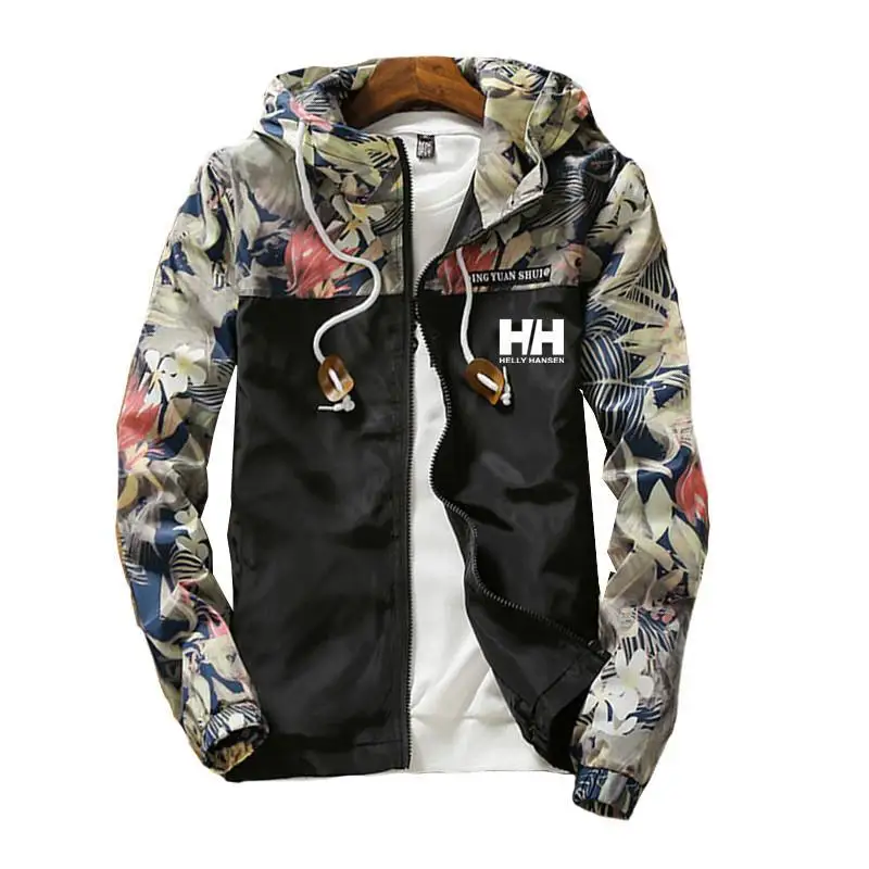 

2019 New Arrival Mens Design Slim Jackets Autumn Casual Lightweight Hooded Jacket Coat Lined Zip Street Wear For Men 4XL