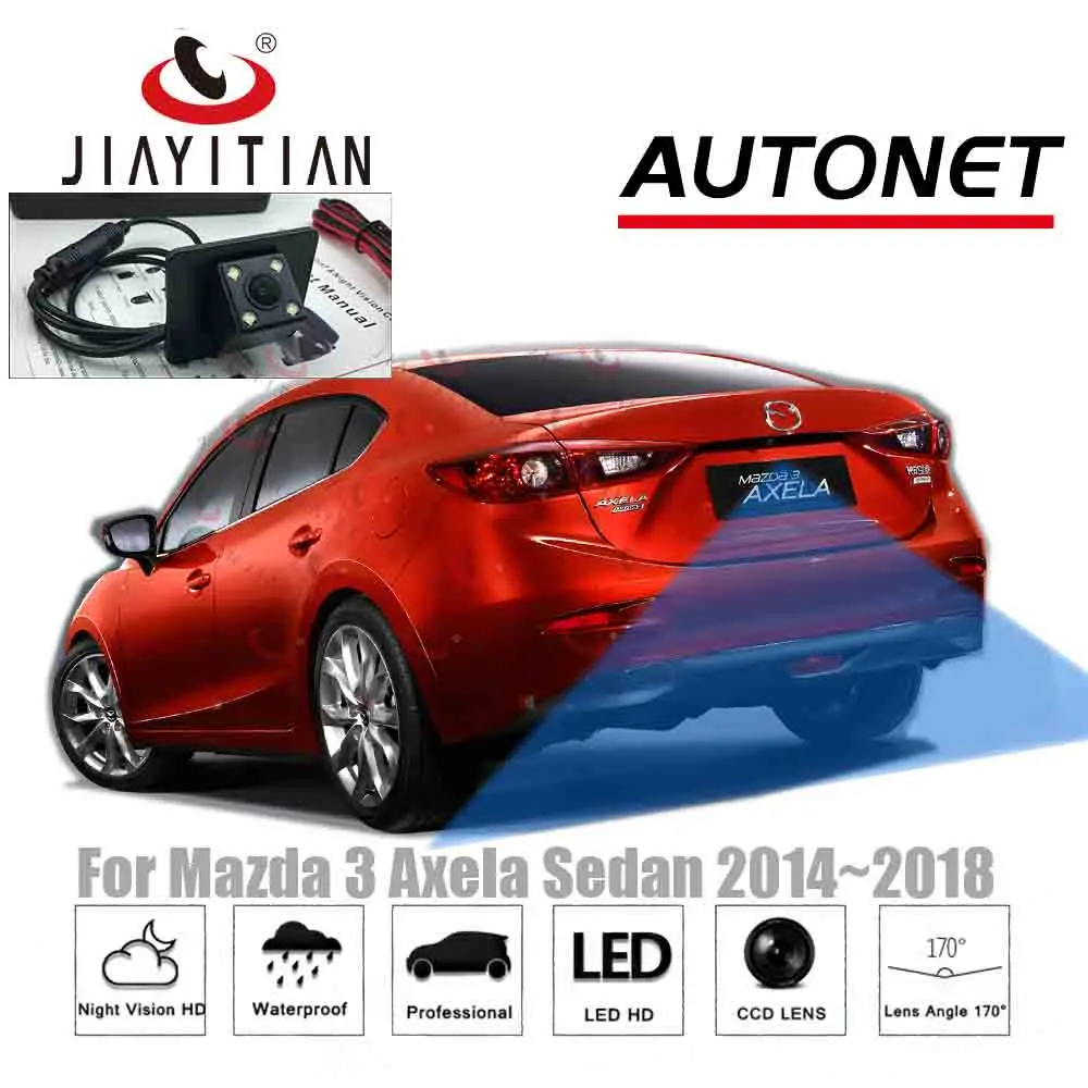 JIAYITIAN камера заднего вида для Mazda 3 Axela CCD/ночное видение/резервная камера/камера с запасным отверстием