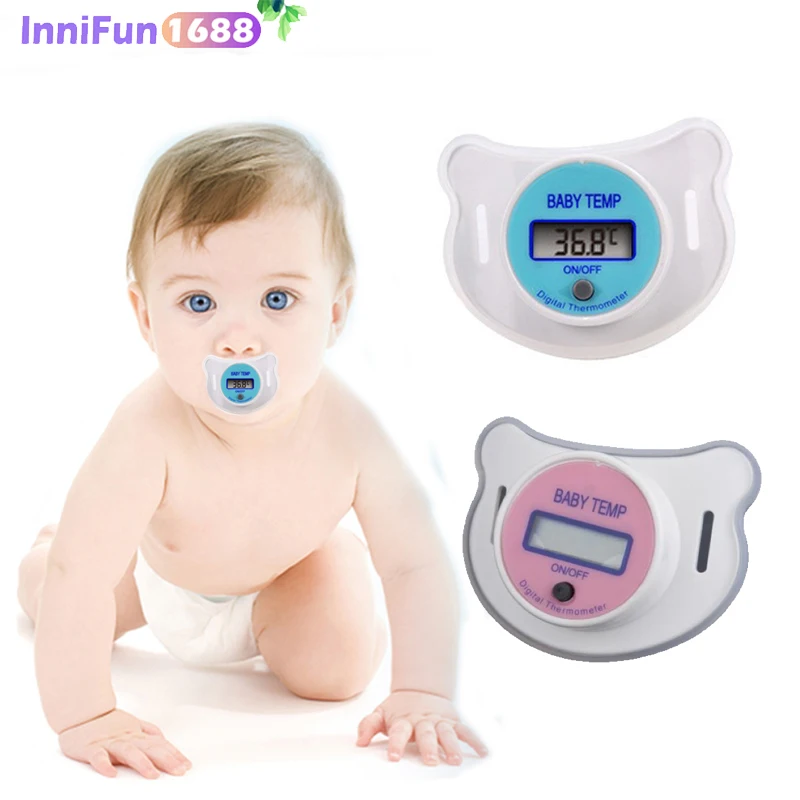 

Pacifier Thermometer(Random color), Oral Temperature Measurement For Male And Female Babies.