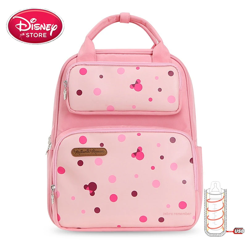 Сумка для подгузников Disney сумка мам USB бутылочка с Микки Маусом сумки детских