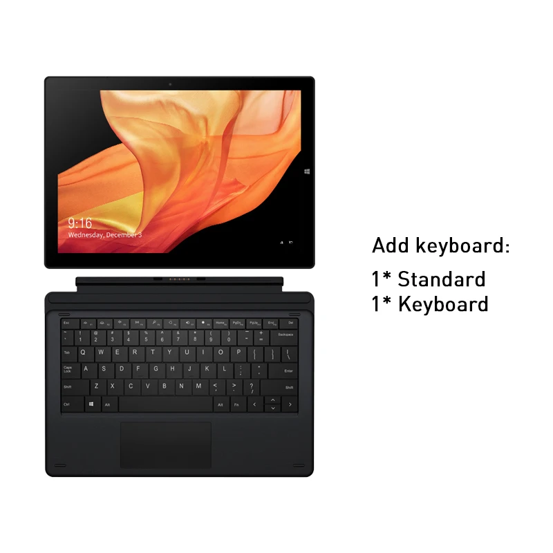 Add Docking Keyboard CHUWI UBook Pro, 12,3 дюймов, 1920*1280, Windows 10, планшетный ПК, Intel Gemini-Lake N4100, четырехъядерный процессор, 8 Гб ram, 256 Гб SSD, планшеты - Комплект: Add Docking Keyboard