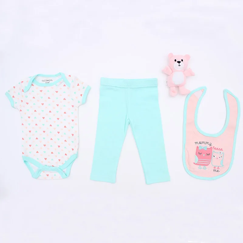 45cm LightBlue Детская одежда для новорожденных 45 см для кукол Модный комплект одежды аксессуары для кукол Reborn Baby Doll аксессуары 45-A1 детская одежда - Цвет: 45cm LightBlue