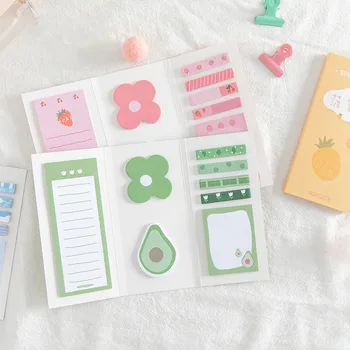 

Kawaii Sticky Notes Fruit Series Combination Notes Message Notes Stickers Stationery School Office Suppllies