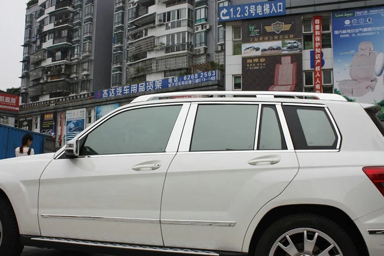 Нержавеющая стальная оконная декоративная планка для mercedes benz GLK280 GLK300 GLK350 GLK200 GLK220 2009- 2010 2011 2012 2013