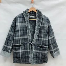 Haori Winter Kimono Japanese style Cotton Man Yukata Thick Warm Haori Japon Dulces Japoneses Top Hombre Pajama Male Vintage