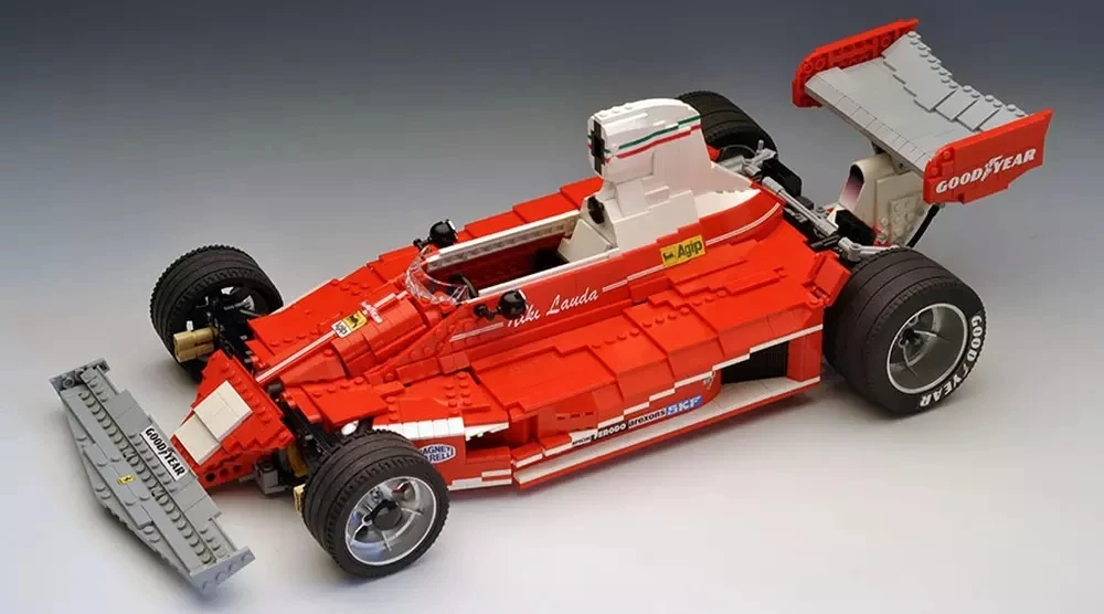 2405 шт. XinBaobei блоки 03023 красный Мощный гонщик совместимые легоде technic детские игрушки Кирпичи Рождественский подарок 4px To DE