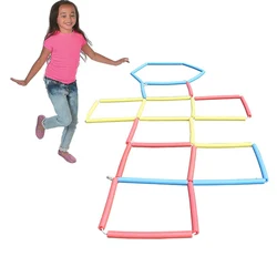 Juego de 21 piezas Juego de rayuela de esponja para niños juguetes niños niñas 2 3 4 5 6 años juguetes al aire libre juego sensorial Giochi Bambini