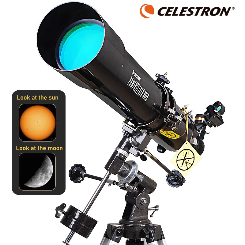 Celestron Powerseeker 80Eq Профессиональный астрономический телескоп для космоса Звезда