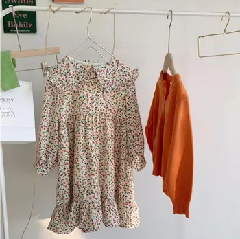 

2020 New Girls Floral Dress Fashion Chiffon Spring Girls Dresses 1-6 Years PO371