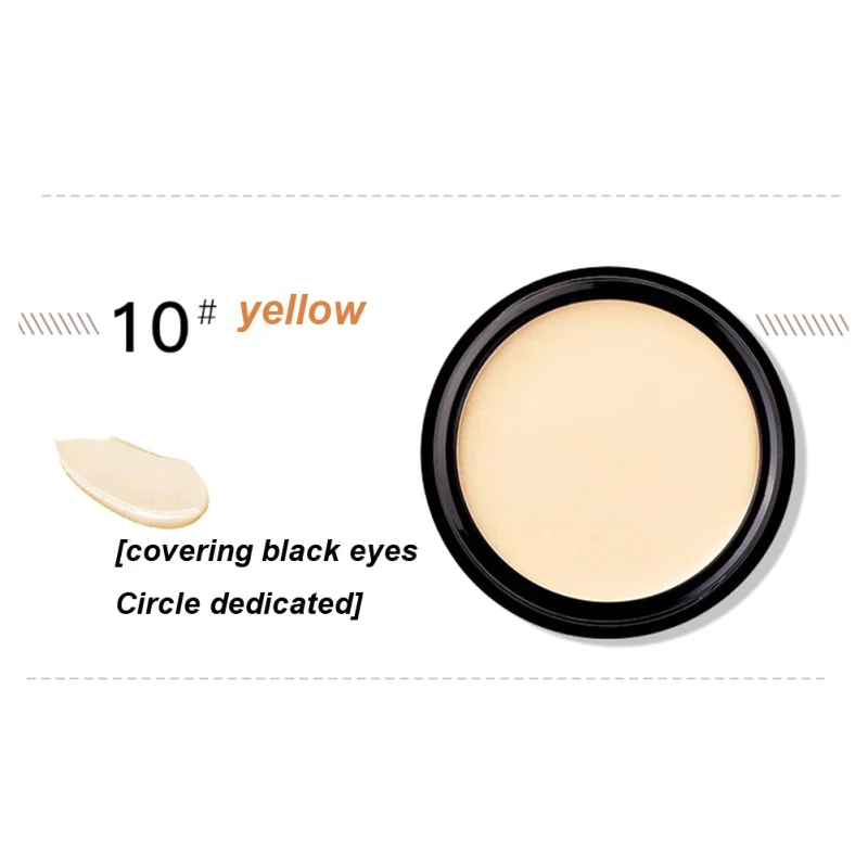 Makeup Foundation Cream Cover Blemishes Even Skin Color Long-lasting Waterproof Concealer Foundation Cream - Цвет: A10
