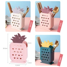 1 шт. настенный дренаж палочки для еды клетка Бытовая для хранения кухонной посуды стойка пластиковые палочки держатель ящик для хранения ложек