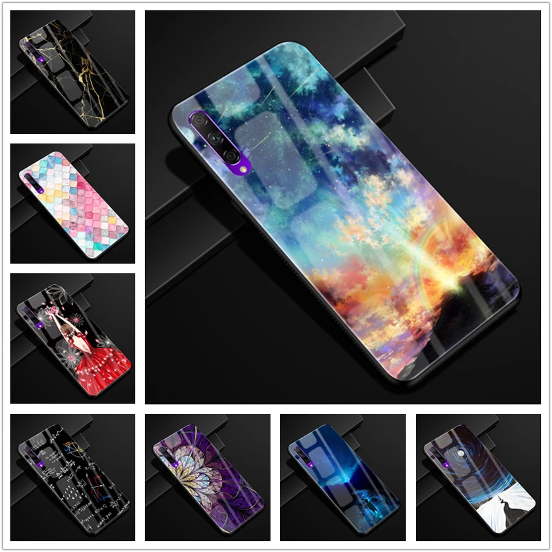 Чехол 6 59 дюйма для Huawei Y9s стеклянная жесткая задняя крышка Y9S чехлы телефонов