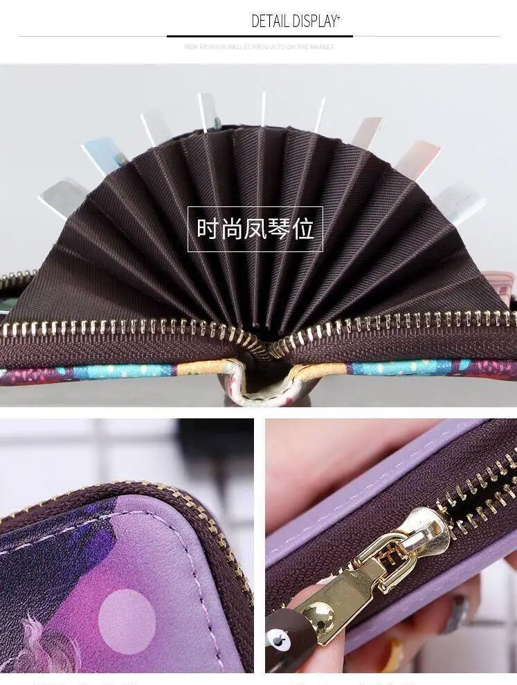 Card Wallet Cartoon pattern wallet card bag coin purse Card Holder Passport Cover Credit Card Holder Wallet Card Tarjetero Rfid