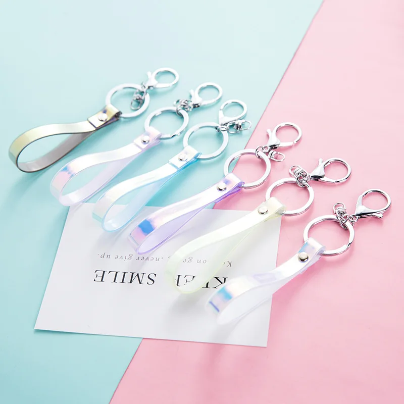 Лазерный разноцветный Плетеный шнурок для ключей идентификационных карт