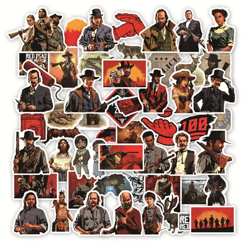 

54PCS Game Stickers Battle Royale Graffiti Sticker Moto Car Suitcase Laptop Skateboard Waterproof Sticker For Macbook/Notebook