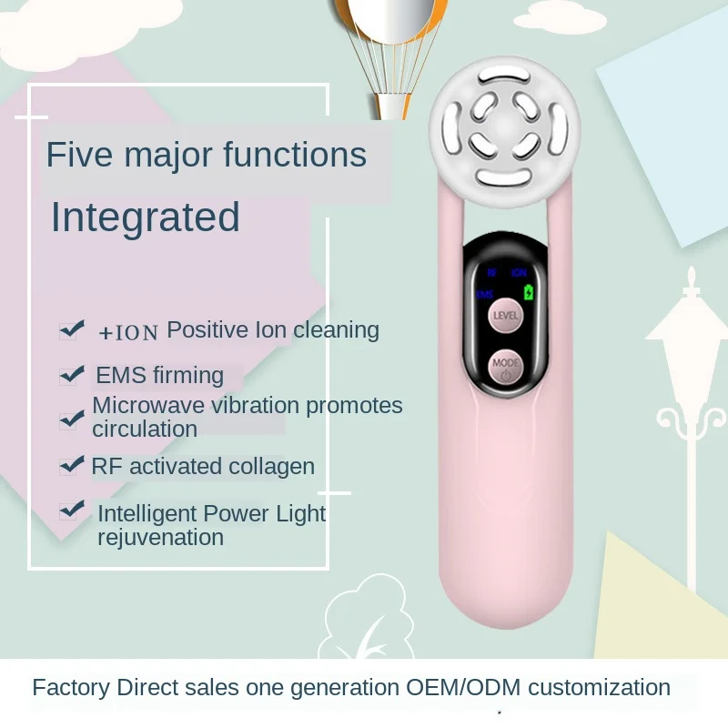 Ионная микротоковая мезотерапия массажер RF уход за кожей лица Инструменты для ухода за кожей морщин массаж IPL подтягивающий инструмент для красоты