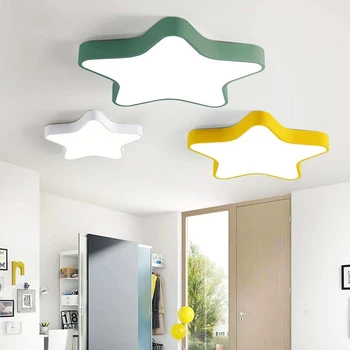 

Nordic modern bedroom LED ceiling lamp children's room five-pointed star ceiling lamp corridor lamp factory direct ceiling light