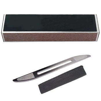 

Guitar Fret Sanding Leveler Beam Leveling Bar Bass Luthier Tool with File Stainless Fretboard Guard Protector