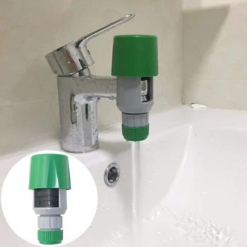 

2019 Dropship Kitchen Faucet Adapter UK Standard Plastic Bath Room Basin Water Tap Connector Watering Irrigation Garden Supplies