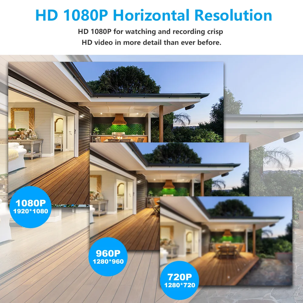 Водонепроницаемая HD ip-камера на солнечной батарейке 1080P беспроводная уличная камера WiFi с ночным видением Обнаружение движения P2P домашняя камера безопасности