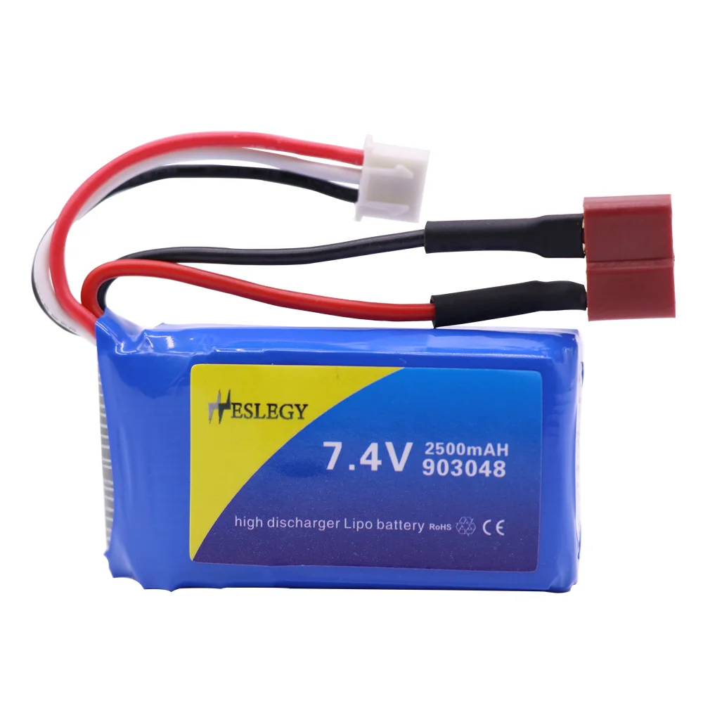 Аккумуляторная батарея Lipo 7 4 В 2500 мА · ч для WLtoys 903048 беспилотника